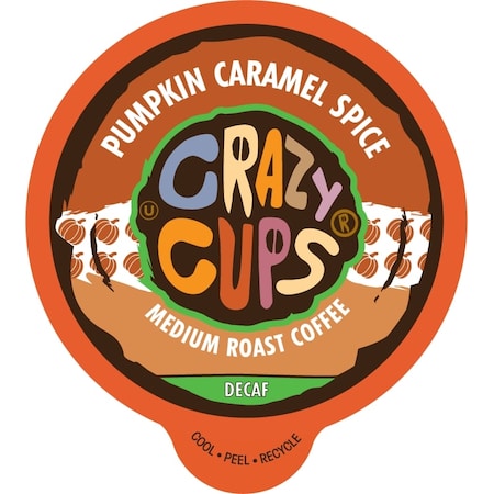 Crazy Cups Crazy Cups Flavored Coffee Decaf Pumpkin Caramel Spice-80 Ct WM-CC-D-PumpkinCaramel-80